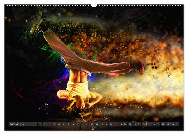 Produktbild: Break Dance (hochwertiger Premium Wandkalender 2026 DIN A2 quer), Kunstdruck in Hochglanz