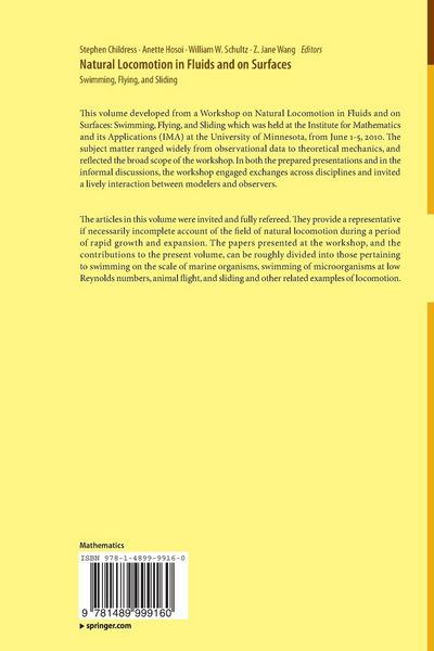 Produktbild: Natural Locomotion in Fluids and on Surfaces