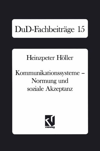 Produktbild: Kommunikationssysteme &mdash; Normung und soziale Akzeptanz