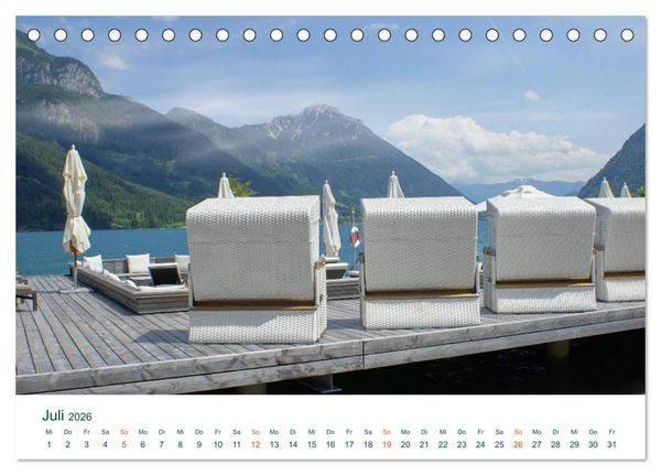 Produktbild: Tirol &ndash; Rund um den Achensee (Tischkalender 2026 DIN A5 quer), CALVENDO Monatskalender