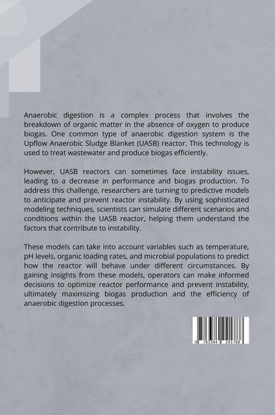 Produktbild: Anaerobic Digestion Foresight: Using Models to Predict UASB Reactor Instability