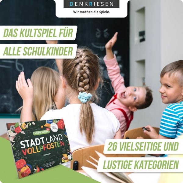 Produktbild: DENKRIESEN - STADT LAND VOLLPFOSTEN&reg; - SCHOOL EDITION - "Freistunde." - A4