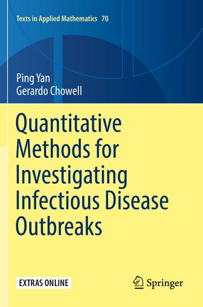 Produktbild: Quantitative Methods for Investigating Infectious Disease Outbreaks