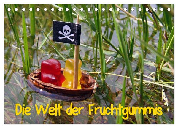 Produktbild: Die Welt der Fruchtgummis (Tischkalender 2026 DIN A5 quer), CALVENDO Monatskalender