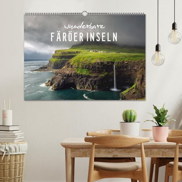 Produktbild: Wunderbare F&auml;r&ouml;er Inseln (Wandkalender 2026 DIN A2 quer), CALVENDO Monatskalender