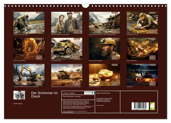 Produktbild: Der Schimmer im Dreck (Wandkalender 2026 DIN A3 quer), CALVENDO Monatskalender