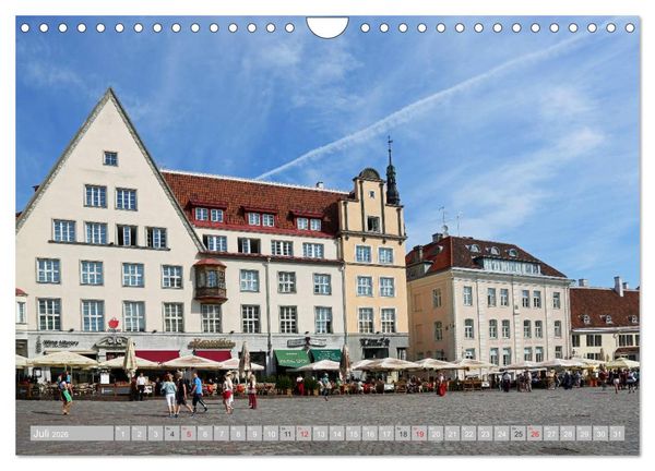Produktbild: Die Altstadt von Tallinn (Wandkalender 2026 DIN A4 quer), CALVENDO Monatskalender