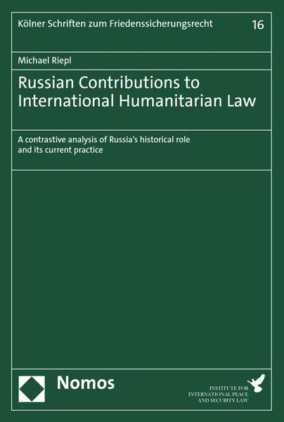 Produktbild: Russian Contributions to International Humanitarian Law