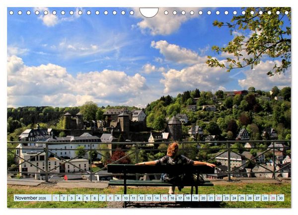 Produktbild: Die sch&ouml;nsten Orte der Eifel - Monschau (Wandkalender 2026 DIN A4 quer), CALVENDO Monatskalender