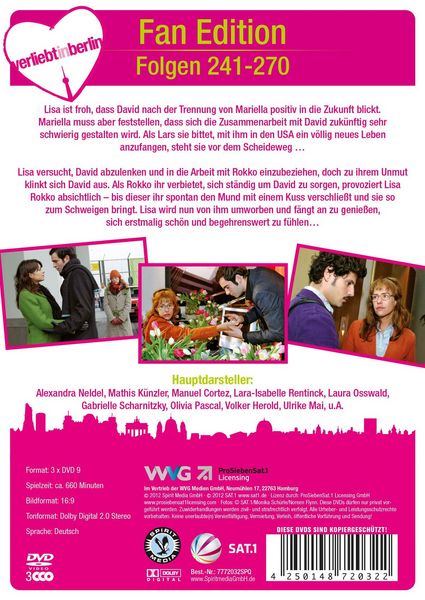 Produktbild: Verliebt in Berlin Box 9 &ndash; Folgen 241-270 [3 DVDs]