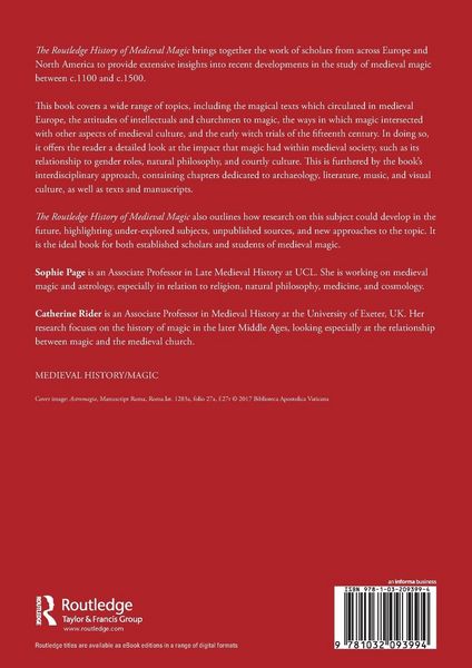 Produktbild: The Routledge History of Medieval Magic