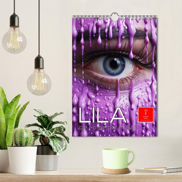 Produktbild: Lila, die Farbe der Mystik (Wandkalender 2026 DIN A4 hoch), CALVENDO Monatskalender