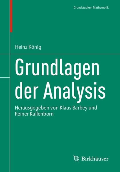 Einführung in die mathematische Behandlung der Naturwissenschaften