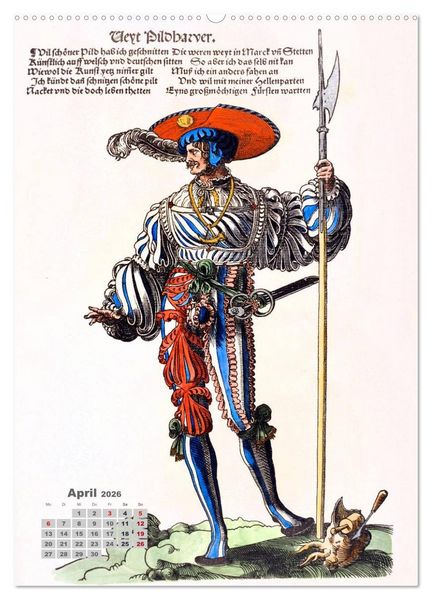 Produktbild: Landsknechte und Soldaten: Historische Uniformen (hochwertiger Premium Wandkalender 2026 DIN A2 hoch), Kunstdruck in Hochglanz