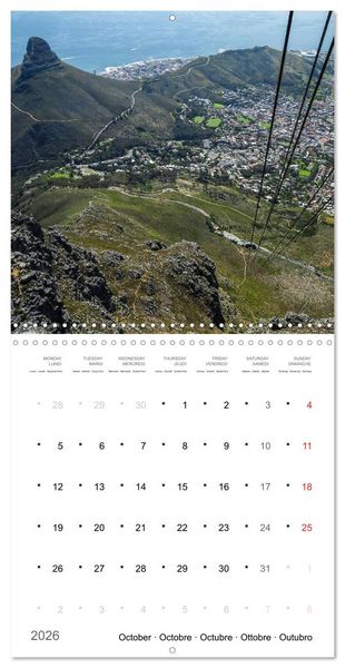 Produktbild: Adventure South Africa 2026 (Wall Calendar 2026 12 &times; 12 Inch) CALVENDO 12 Month Wall Calendar