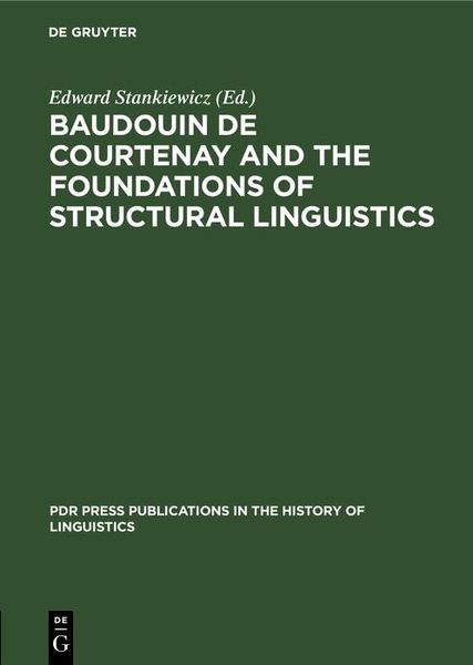 Produktbild: Baudouin de Courtenay and the Foundations of Structural Linguistics