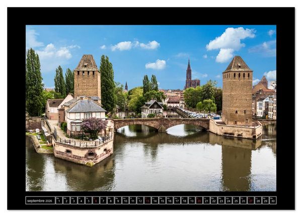 Produktbild: Strasbourg La Petite France (Calendrier mural 2026 DIN A3 vertical), CALVENDO calendrier mensuel