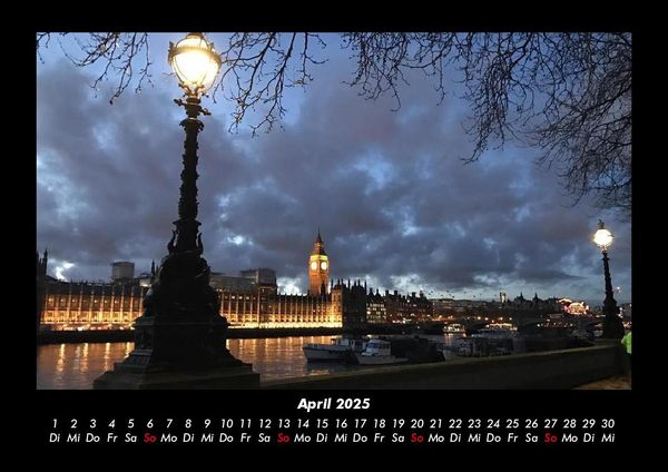 Produktbild: London 2025 Fotokalender DIN A3