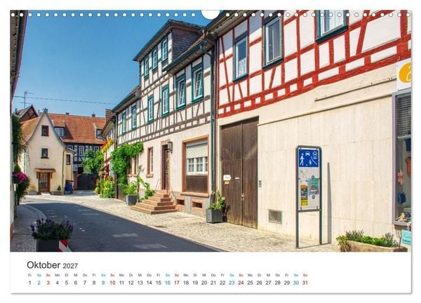 Produktbild: Babenhausen - Sch&ouml;ne Ecken und erstaunliche Besonderheiten (Wandkalender 2027 DIN A3 quer), CALVENDO Monatskalender