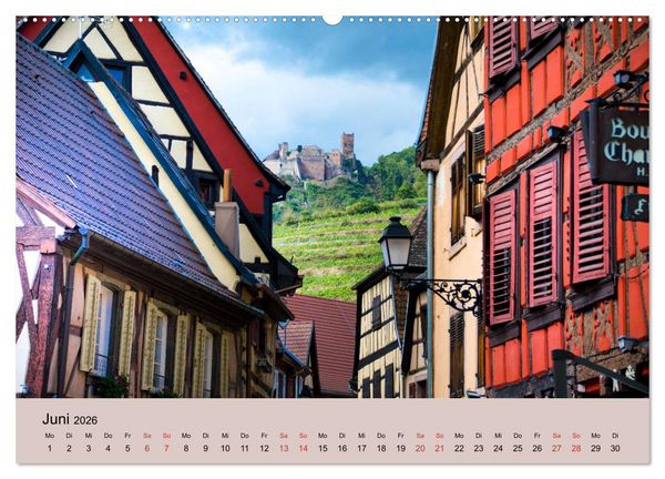 Produktbild: Dorfidyllen in Frankreich (hochwertiger Premium Wandkalender 2026 DIN A2 quer), Kunstdruck in Hochglanz