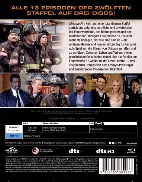 Chicago Fire - Staffel 12 [3 BRs]