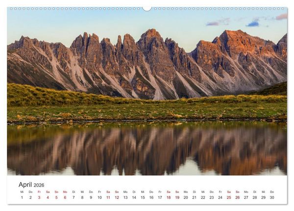 Produktbild: Bezaubernde Bergseen (Wandkalender 2026 DIN A2 quer), CALVENDO Monatskalender