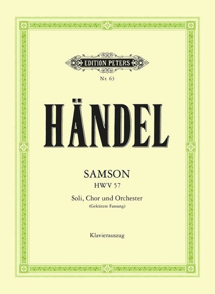 Produktbild: H&auml;ndel, G: Samson HWV 57