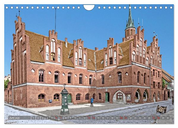 Produktbild: Salzwedel zur Kaiserzeit in Farbe - Fotos restauriert und koloriert (Wandkalender 2026 DIN A4 quer), CALVENDO Monatskalender