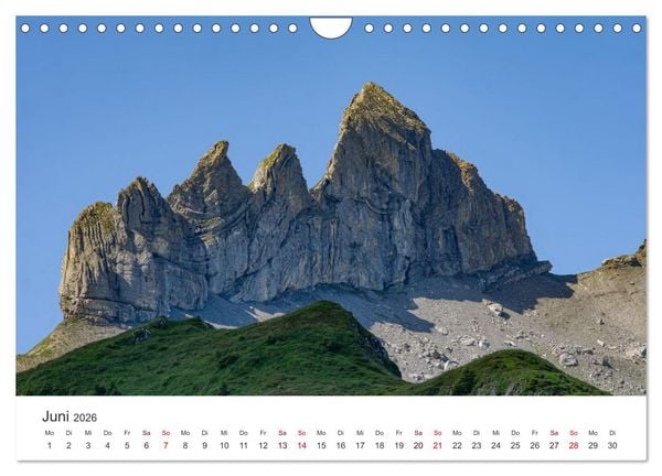 Produktbild: Berner Oberland - Bergwelten (Wandkalender 2026 DIN A4 quer), CALVENDO Monatskalender