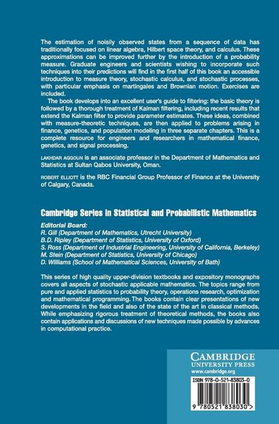 Produktbild: Measure Theory and Filtering