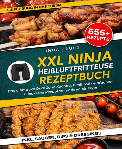 Produktbild: XXL Ninja Hei&szlig;luftfritteuse Rezeptbuch
