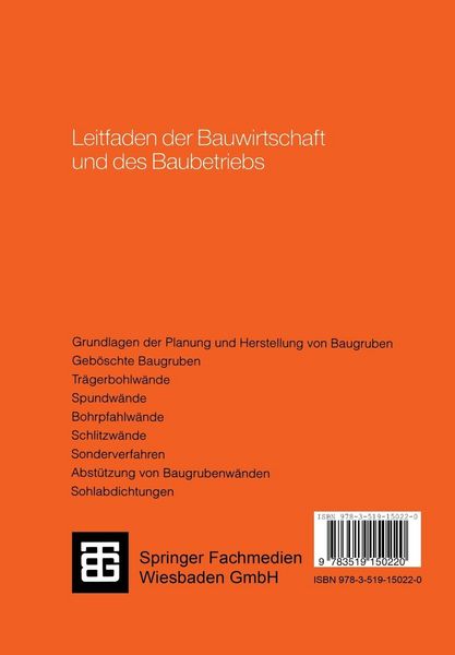 Produktbild: Verfahrenstechnik zur Sicherung von Baugruben