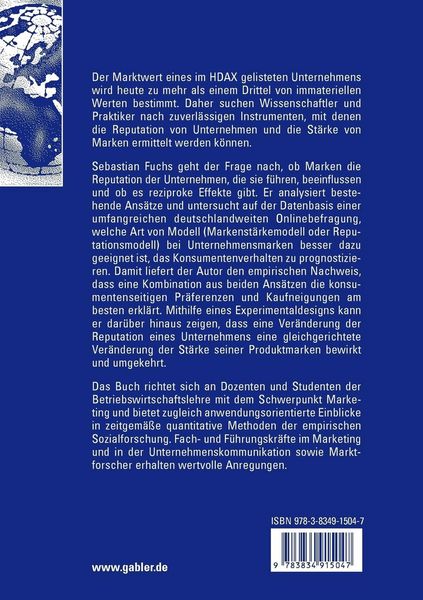 Produktbild: Unternehmensreputation und Markenst&auml;rke
