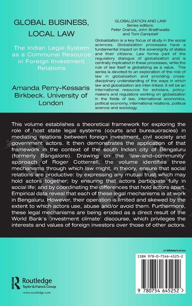 Produktbild: Global Business, Local Law