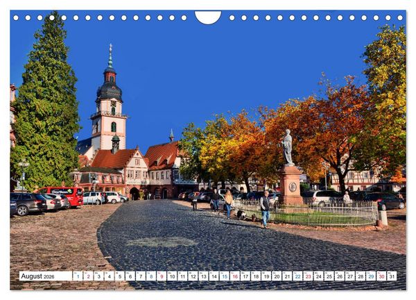 Produktbild: Erbach - Die Odenw&auml;lder Residenzstadt (Wandkalender 2026 DIN A4 quer), CALVENDO Monatskalender