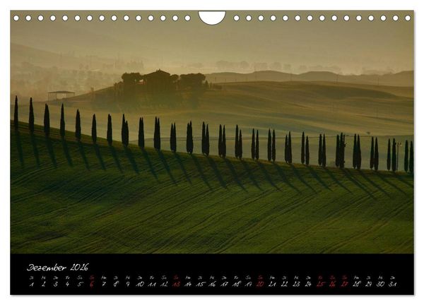 Produktbild: Licht der Toscana (Wandkalender 2026 DIN A4 quer), CALVENDO Monatskalender