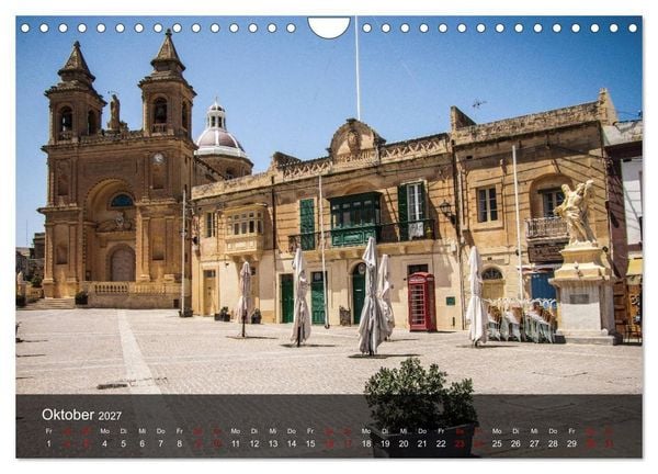 Produktbild: Malta entdecken Malta, Gozo, Comino (Wandkalender 2027 DIN A4 quer), CALVENDO Monatskalender