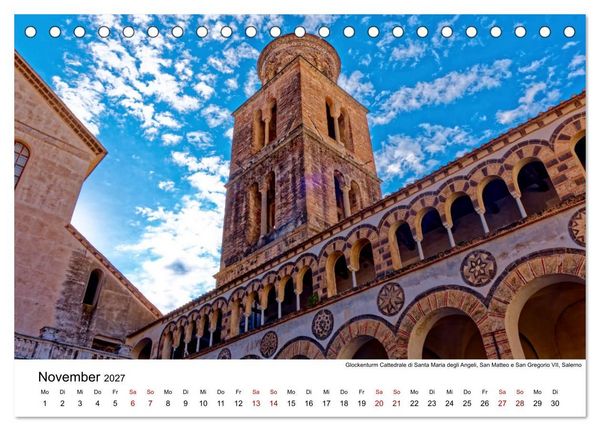 Produktbild: Historisches am Golf von Neapel (Tischkalender 2027 DIN A5 quer), CALVENDO Monatskalender