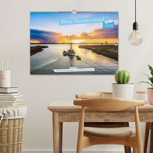 Produktbild: Moin Moormerland (Wandkalender 2026 DIN A3 quer), CALVENDO Monatskalender