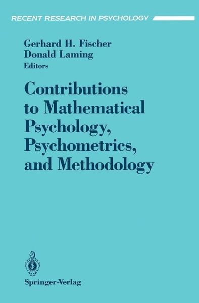 Produktbild: Contributions to Mathematical Psychology, Psychometrics, and Methodology