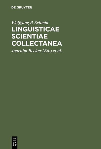 Produktbild: Linguisticae Scientiae Collectanea