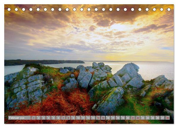 Produktbild: Wolken- und Lichtstimmungen (Tischkalender 2026 DIN A5 quer), CALVENDO Monatskalender