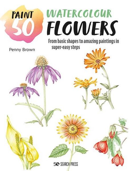 Produktbild: Paint 50: Watercolour Flowers