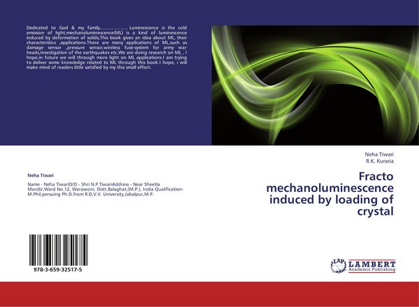 Produktbild: Fracto mechanoluminescence induced by loading of crystal