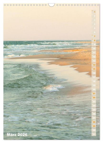 Produktbild: Kurische Nehrung &ndash; Am langen, weichen Ostsee-Strand (Wandkalender 2026 DIN A3 hoch), CALVENDO Monatskalender