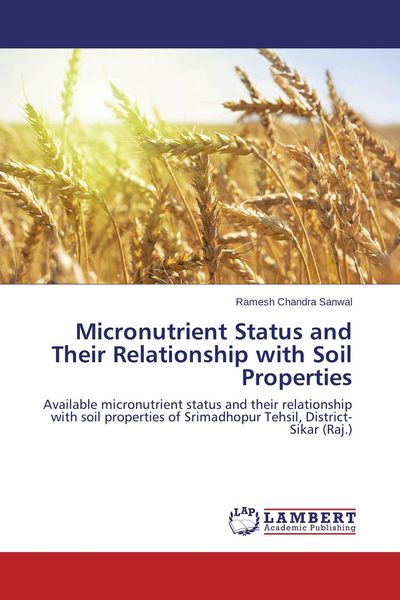 Produktbild: Micronutrient Status and Their Relationship with Soil Properties