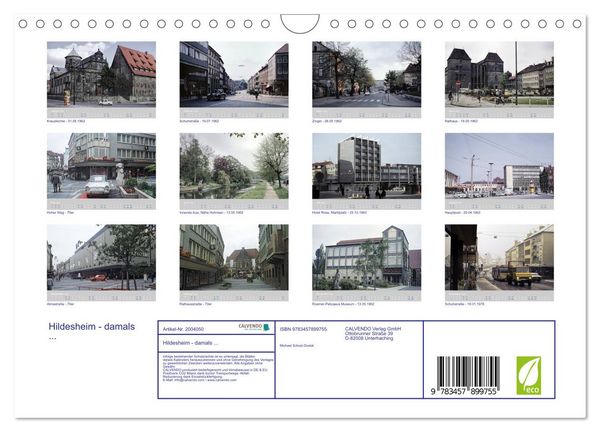 Produktbild: Hildesheim - damals ... (Wandkalender 2026 DIN A4 quer), CALVENDO Monatskalender