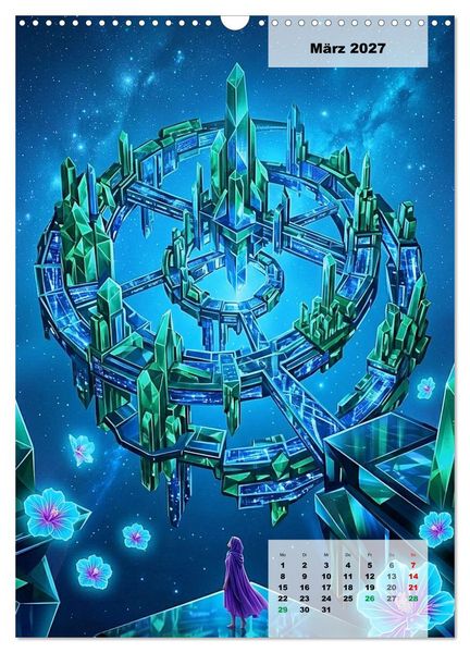 Produktbild: Das Auge von Somnium (Wandkalender 2027 DIN A3 hoch), CALVENDO Monatskalender