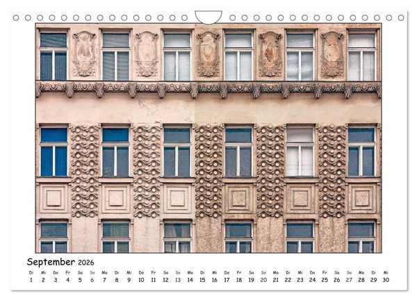 Produktbild: Wiener Jugendstil-Fassaden (Wandkalender 2026 DIN A4 quer), CALVENDO Monatskalender