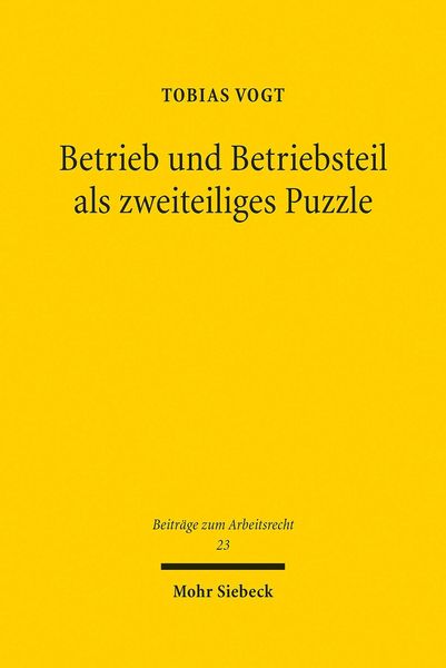 Produktbild: Betrieb und Betriebsteil als zweiteiliges Puzzle